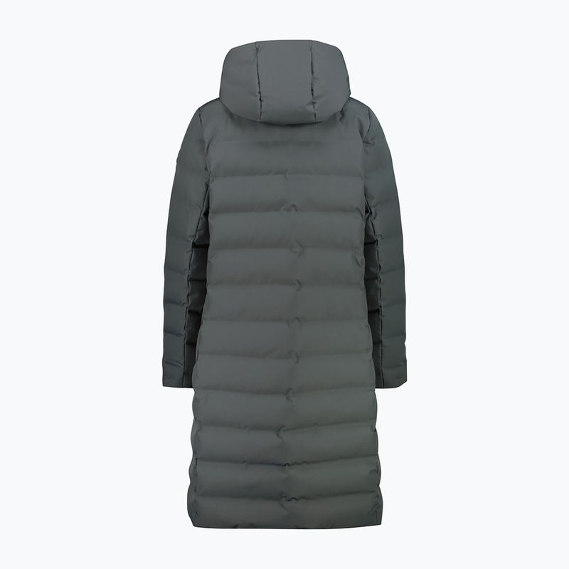 Płaszcz ocieplany damski CMP 35K3676 Coat Fix Hood jungle 2