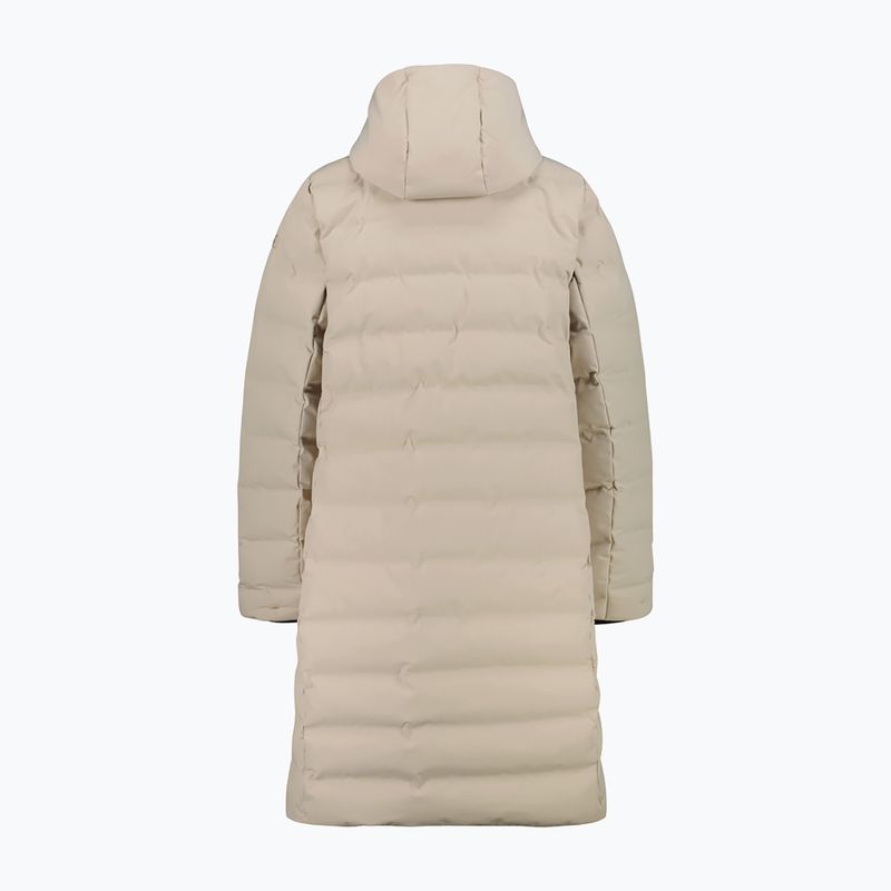 Płaszcz ocieplany damski CMP 35K3676 Coat Fix Hood kaki 2