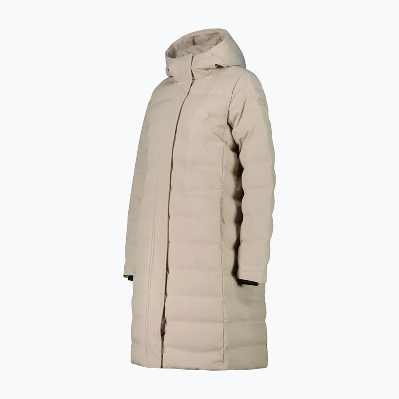 Płaszcz ocieplany damski CMP 35K3676 Coat Fix Hood kaki 3