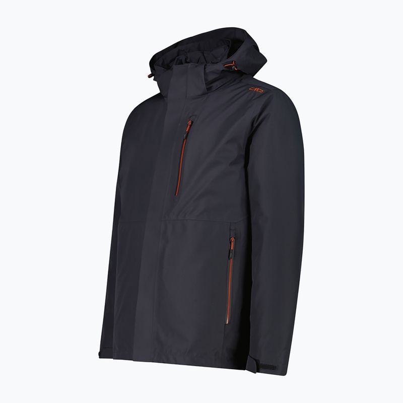 Kurtka ocieplana męska CMP 36Z2257D Zip Hood Detachable Inn antracite 3