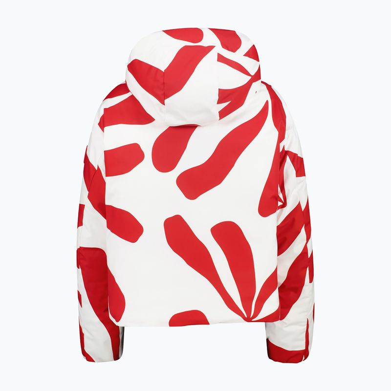Kurtka narciarska damska CMP Fix Hood red/b.co gesso 2