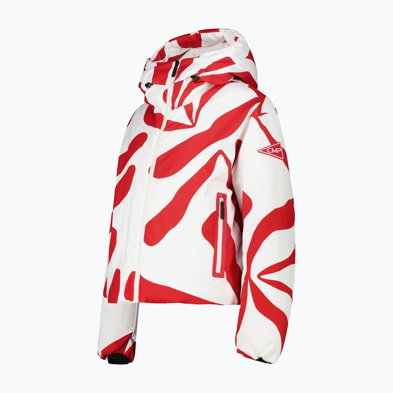 Kurtka narciarska damska CMP Fix Hood red/b.co gesso 3
