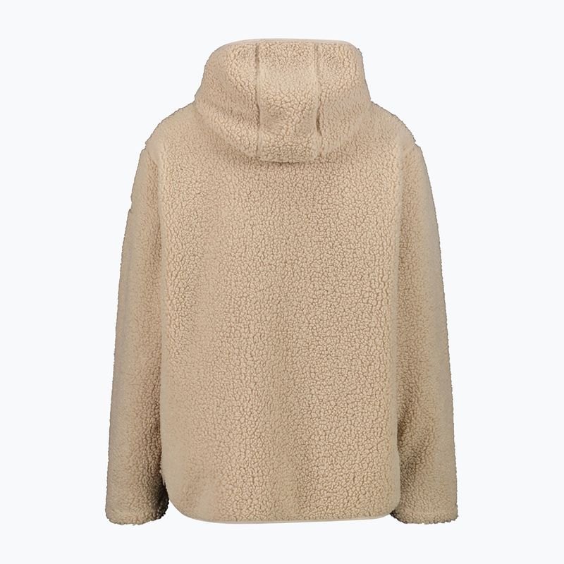 Płaszcz damski CMP 36P2916 Long Teddy kaki 2