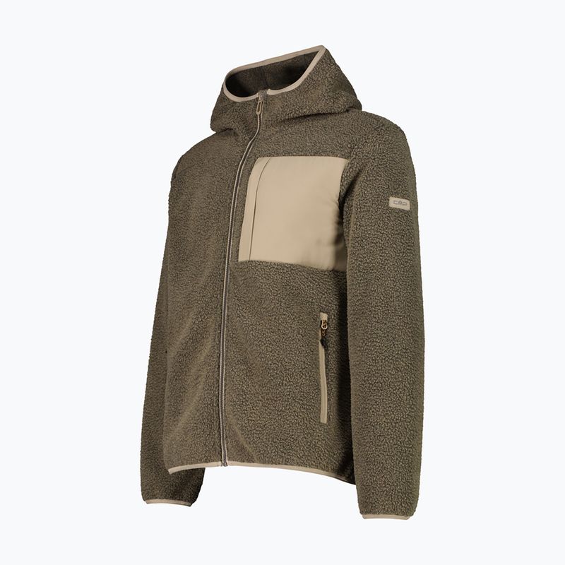 Bluza polarowa męska CMP 36P3087 teak mel 3