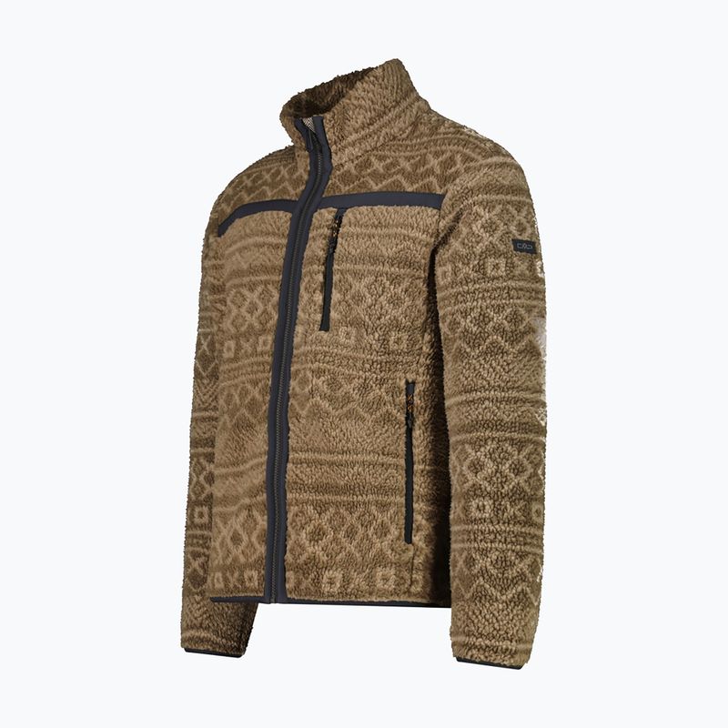 Bluza polarowa męska CMP 36P3117 teak/teak darker 3