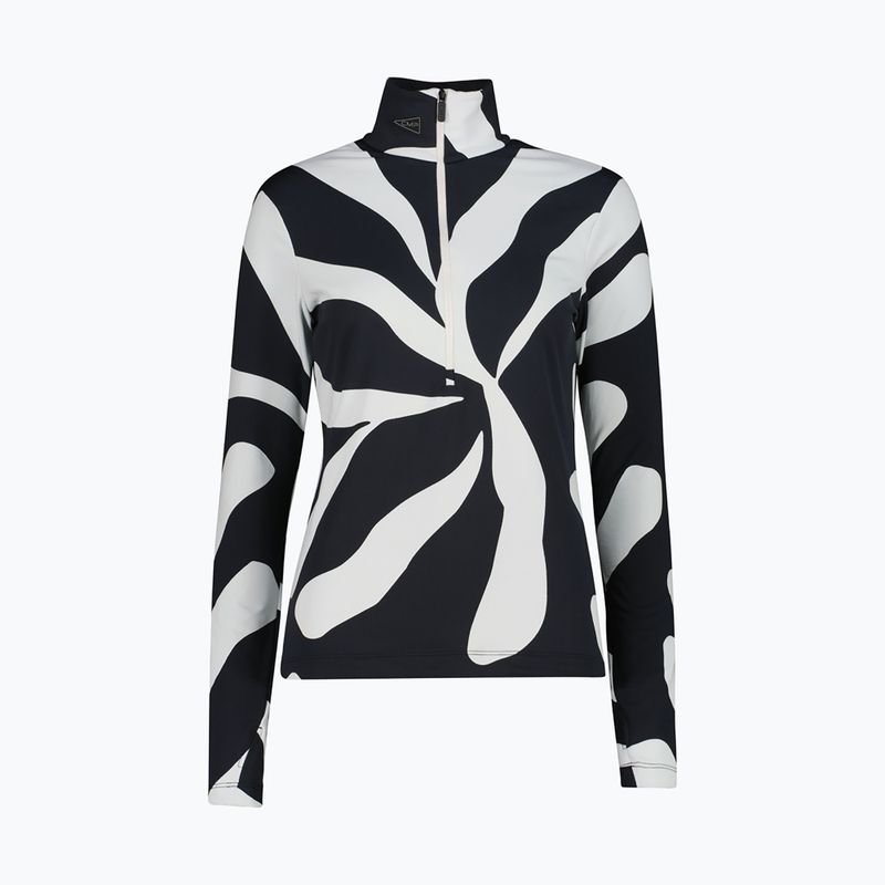 Bluza damska CMP 36L0306 nero/b.co gesso