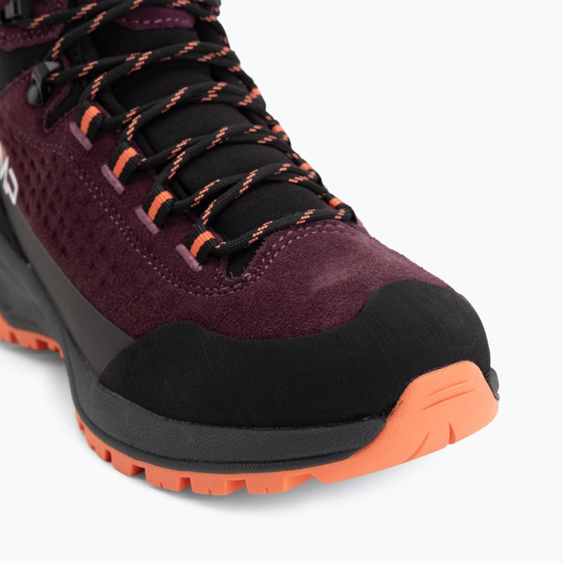 Buty trekkingowe damskie CMP Vertyx Mid Waterproof blackberry/marigold 7