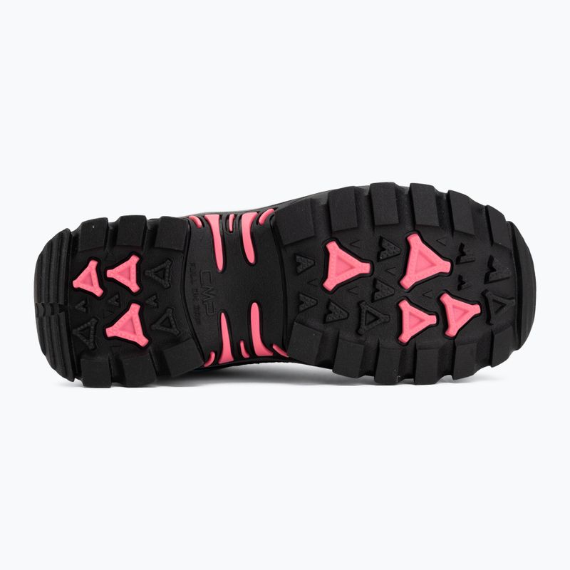 Buty trekkingowe dziecięce CMP Rigel 2.0 Low Waterproof grey/acquarius/pink fluo 4