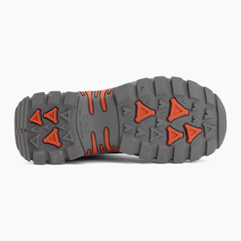 Buty trekkingowe dziecięce CMP Rigel 2.0 Mid Waterproof grey/brick 4