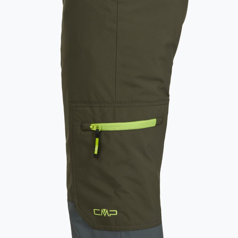 Spodnie narciarskie dziecięce CMP 32W0504 olive/jungle 4