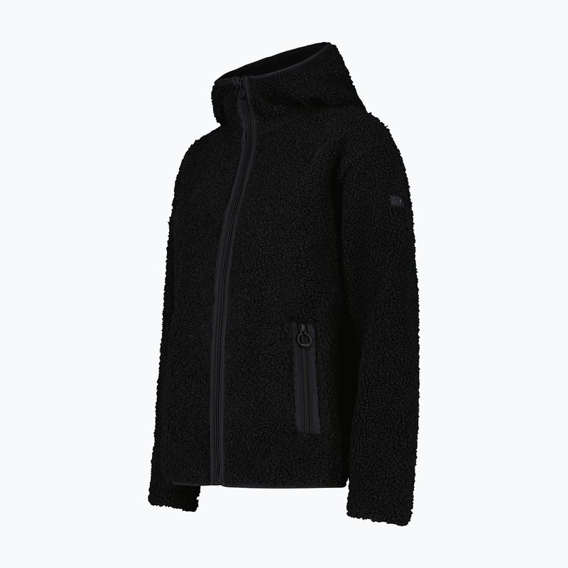 Płaszcz damski CMP 36P2916 Long Teddy nero 3