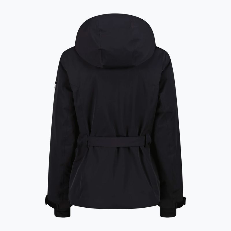 Kurtka narciarska damska CMP 36W0106 Zip Hood nero 2