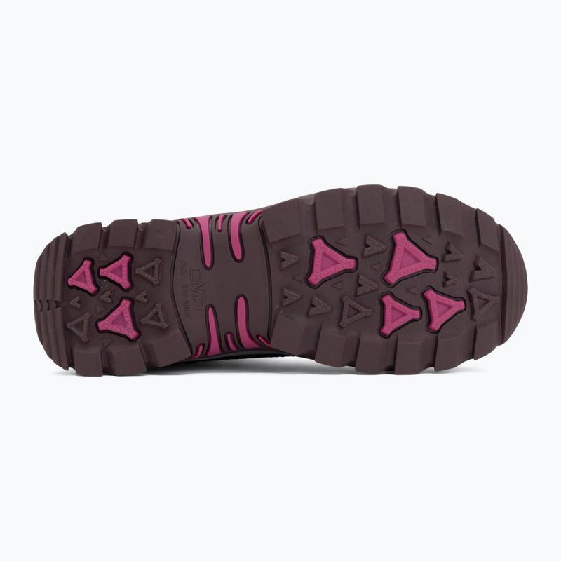 Buty trekkingowe dziecięce CMP Rigel 2.0 Mid Waterproof black berry/amaranto 4