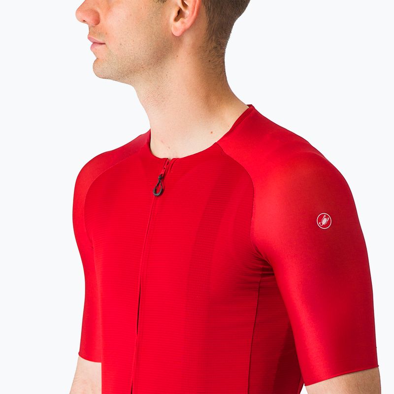 Koszulka rowerowa męska Castelli Aero Race 7.0 rich red 5