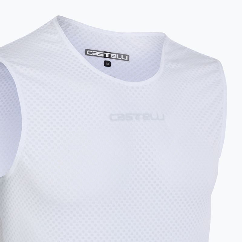Koszulka rowerowa męska Castelli Pro Mesh 2.0 Sleeveless white 3