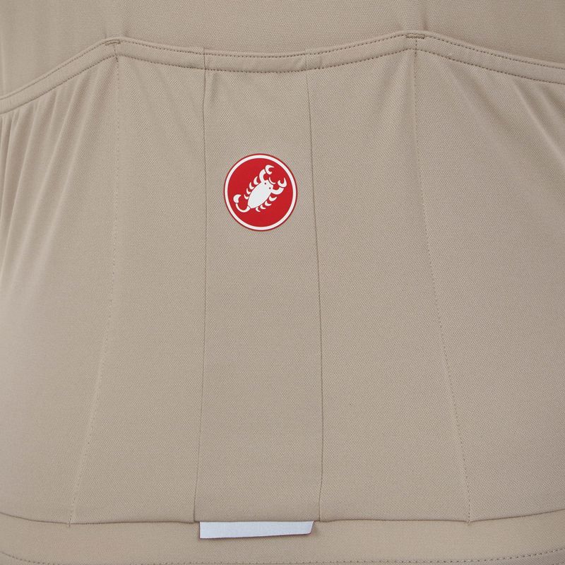 Koszulka rowerowa męska Castelli Prologo Lite clay/ gunmetal gray 3