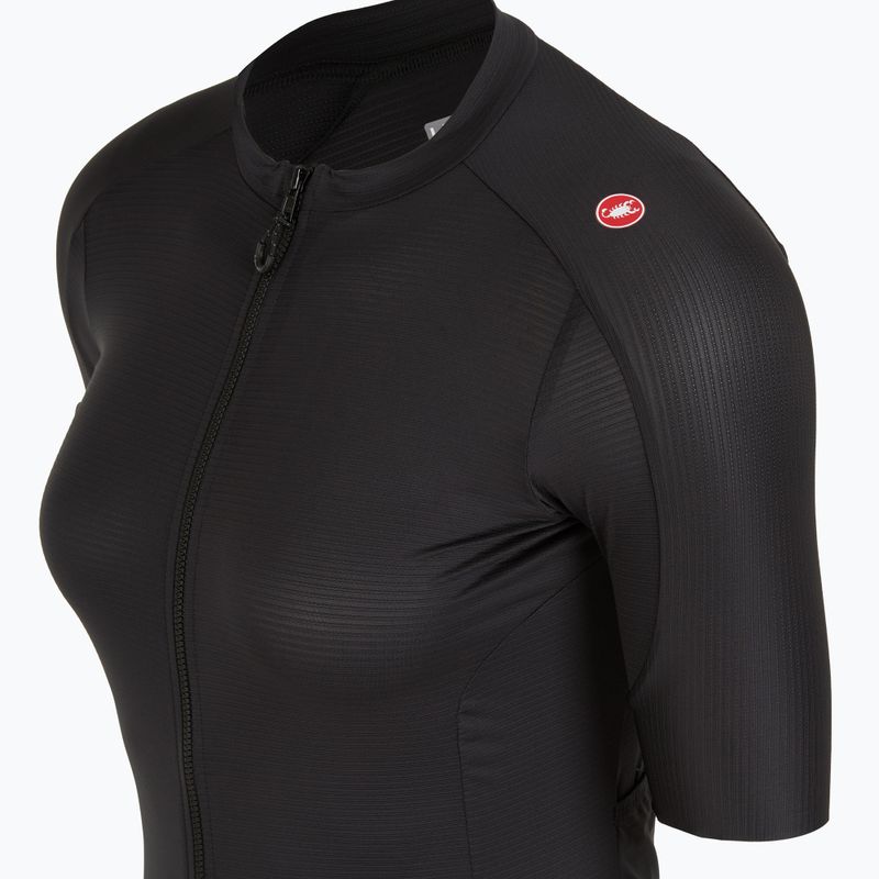 Koszulka rowerowa damska Castelli Espresso light black 3