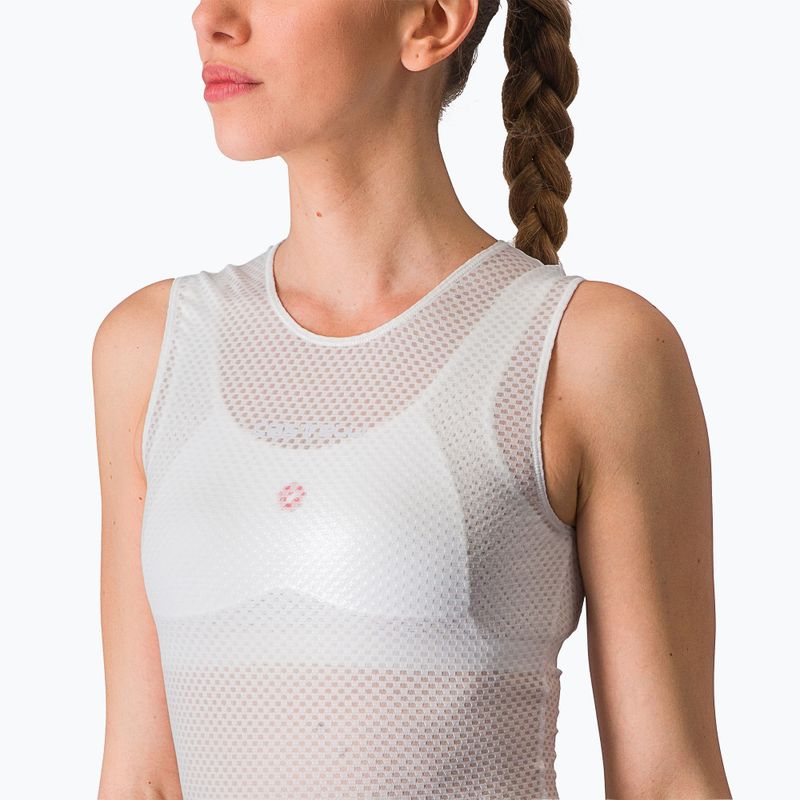 Potówka kolarska damska Castelli Pro Mesh Sleeveless white 5
