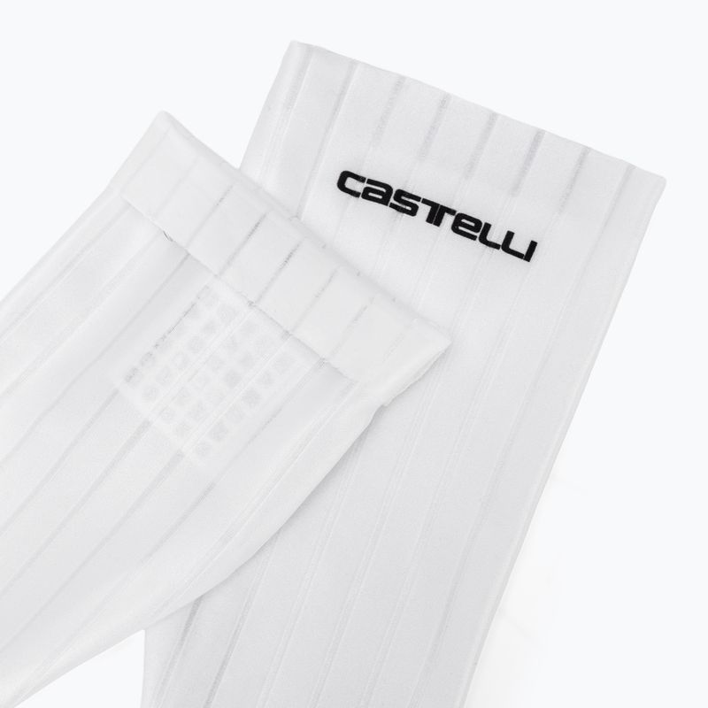 Nogawki rowerowe Castelli Fast Legs white/black 5