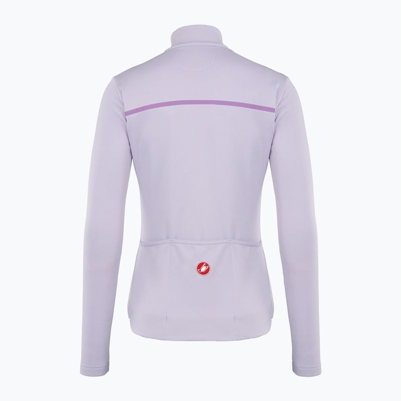 Bluza rowerowa damska Castelli Sinergia 2 Jersey FZ W purple mist/purple dew 2