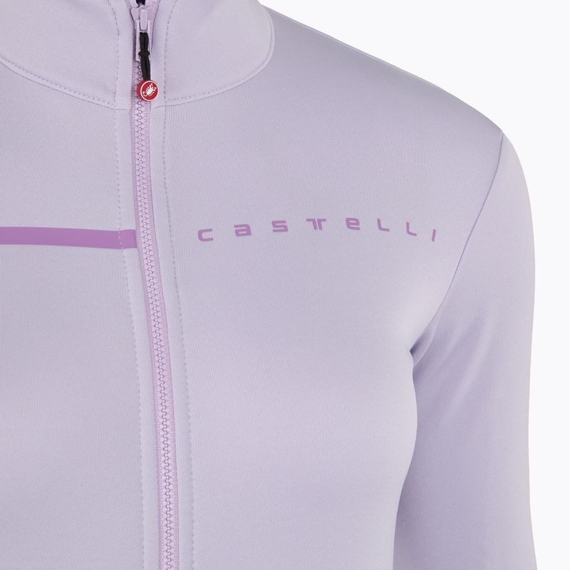 Bluza rowerowa damska Castelli Sinergia 2 Jersey FZ W purple mist/purple dew 3