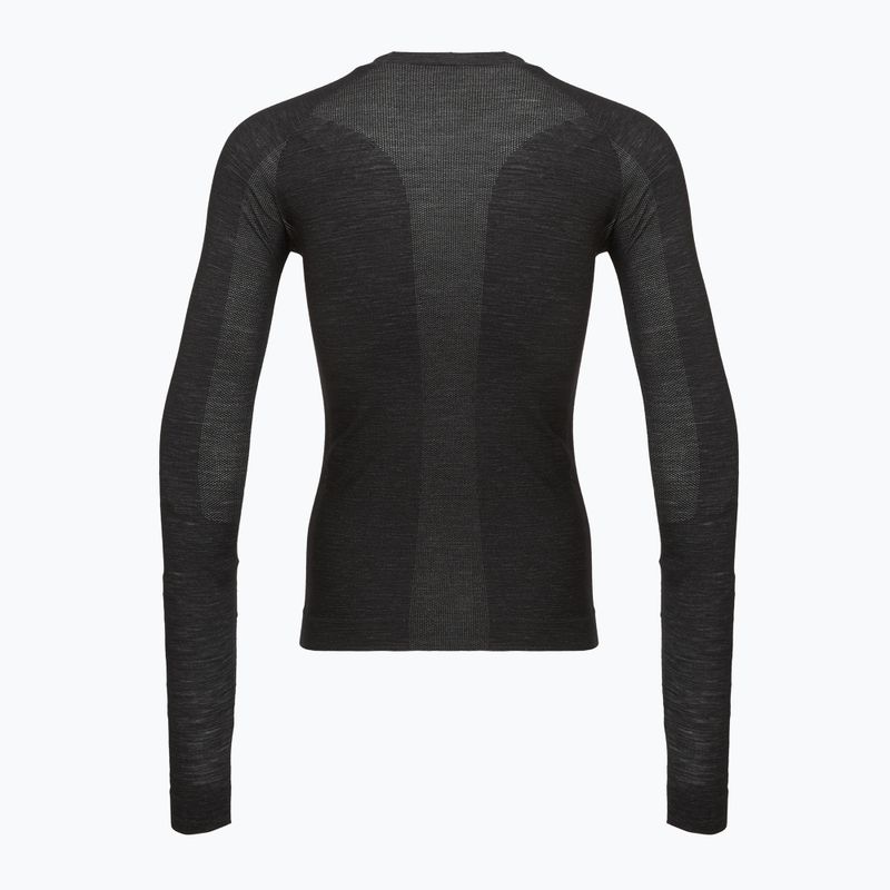 Longsleeve rowerowy męski Castelli Merino Seamless Baselayer black 2