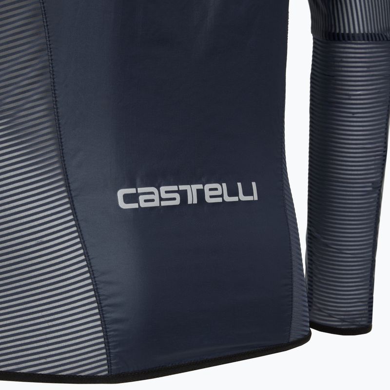 Kurtka rowerowa męska Castelli Aria Shell belgian blue 4