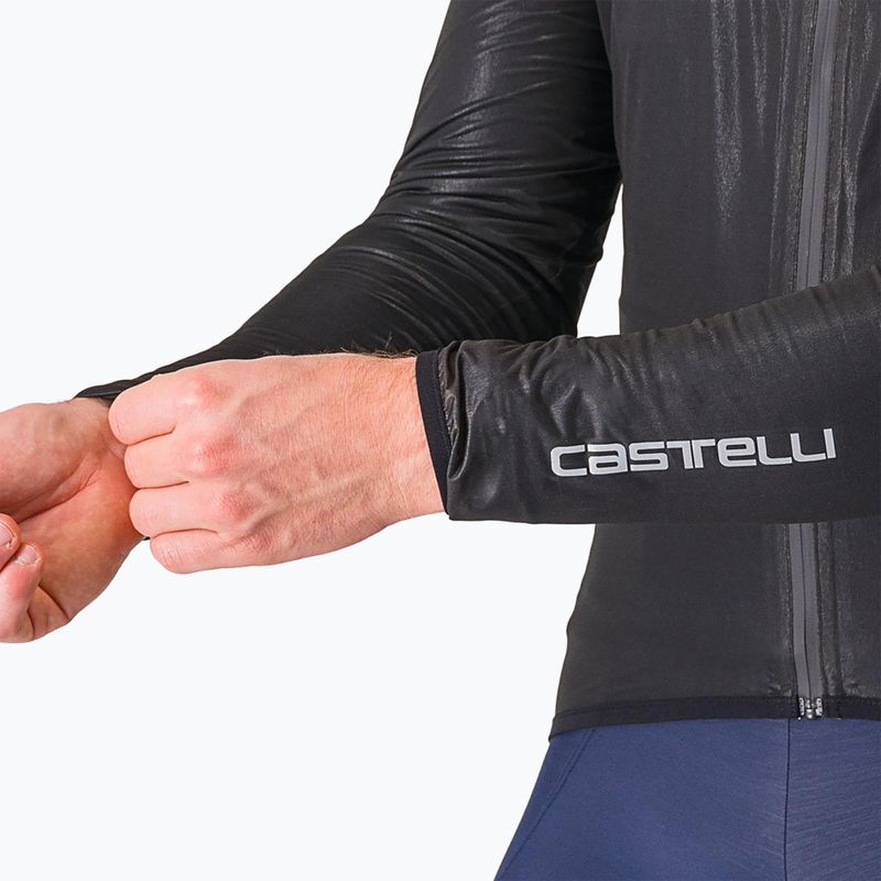 Kurtka rowerowa męska Castelli Squall Shell light black/silver gray 5