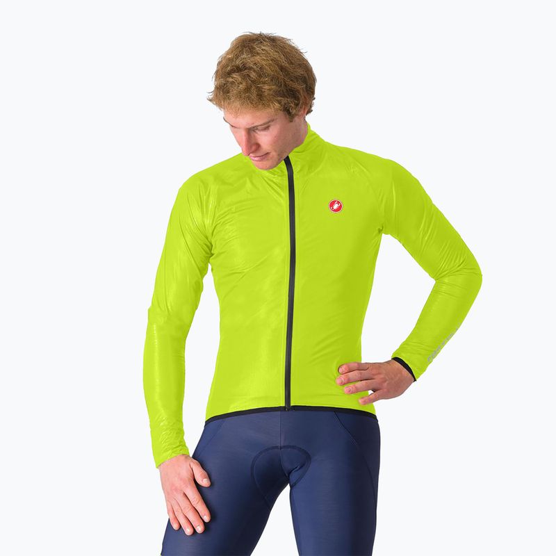 Kurtka rowerowa męska Castelli Squall Shell electric lime/black