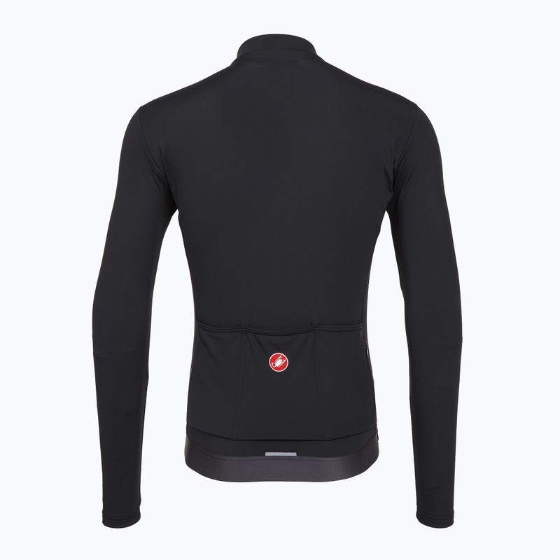 Bluza rowerowa męska Castelli Espresso Thermal light black 2