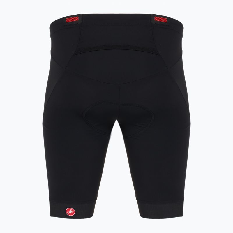 Spodenki rowerowe męskie Castelli Tri black 2