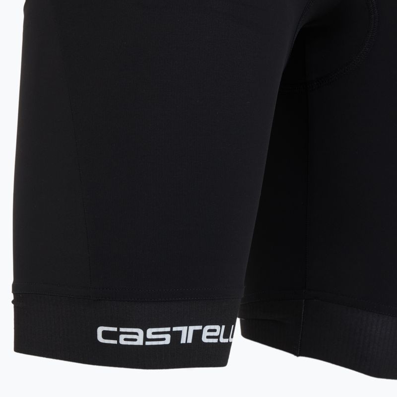 Spodenki rowerowe męskie Castelli Tri black 3