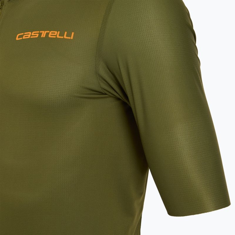 Koszulka rowerowa męska Castelli Unlimited Entrata 3 sage 4