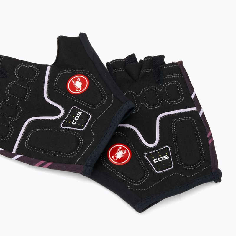 Rękawiczki rowerowe damskie Castelli Dolcissima 2 Dark night shade/deep purple/purple mist 6