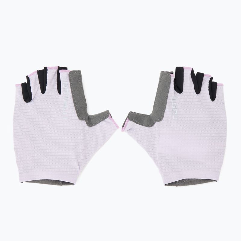 Rękawiczki rowerowe damskie Castelli Espresso purple mist 2