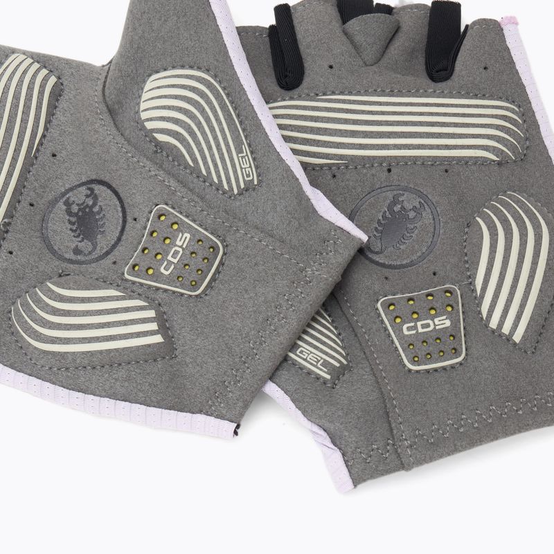 Rękawiczki rowerowe damskie Castelli Espresso purple mist 7