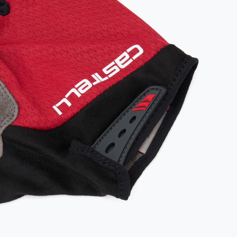 Rękawiczki rowerowe męskie Castelli Entrata V rich red 5