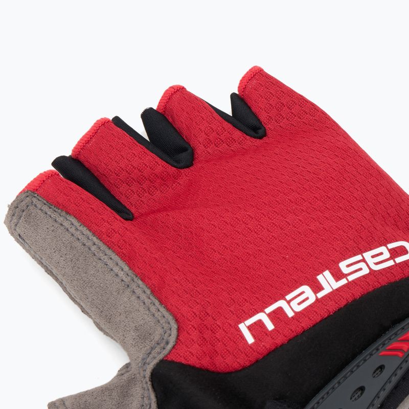 Rękawiczki rowerowe męskie Castelli Entrata V rich red 6