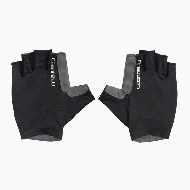Rękawiczki rowerowe męskie Castelli Espresso light black 2