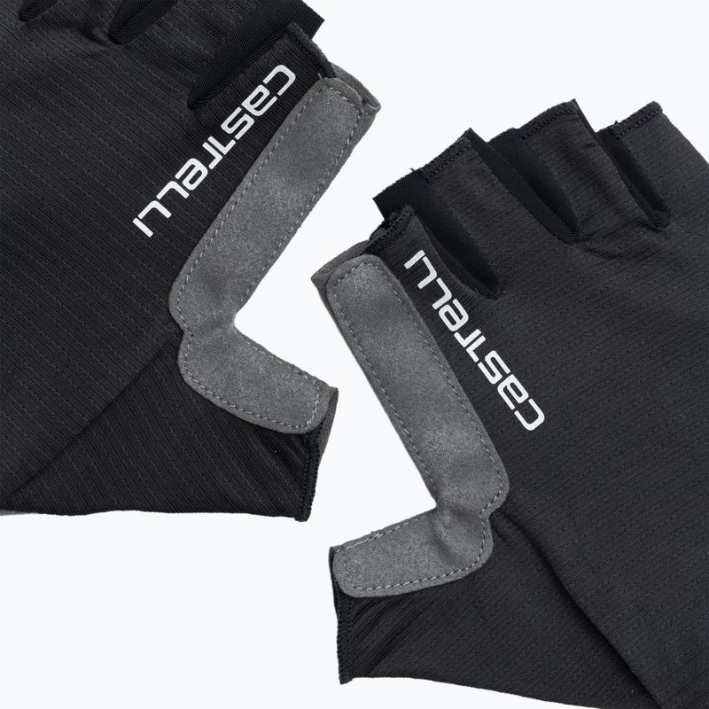 Rękawiczki rowerowe męskie Castelli Espresso light black 4