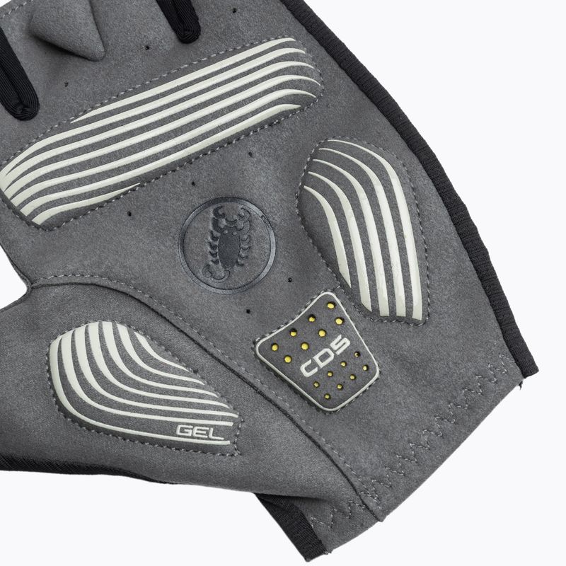 Rękawiczki rowerowe męskie Castelli Espresso light black 5