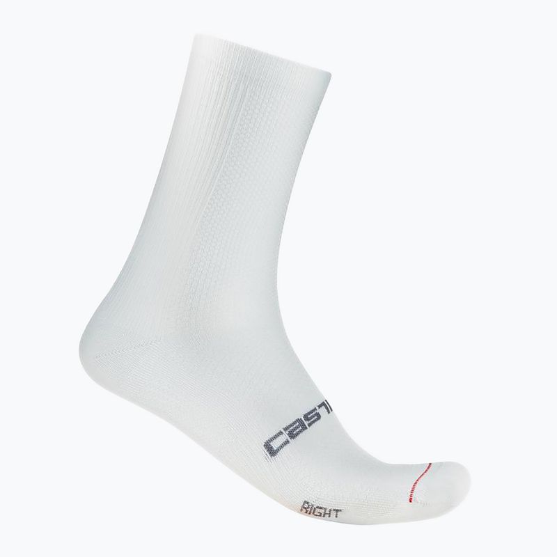 Skarpety męskie Castelli Espresso 18 white