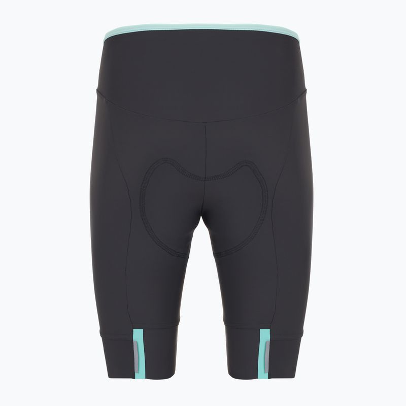 Spodenki rowerowe damskie Castelli Prima 2 dark gray/pool blue 2