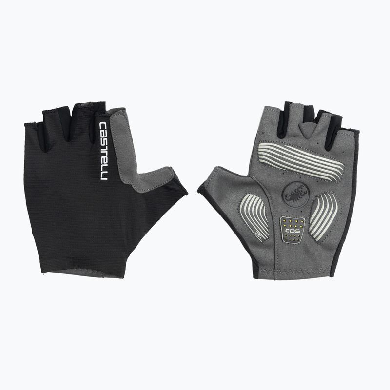 Rękawiczki rowerowe damskie Castelli Espresso light black