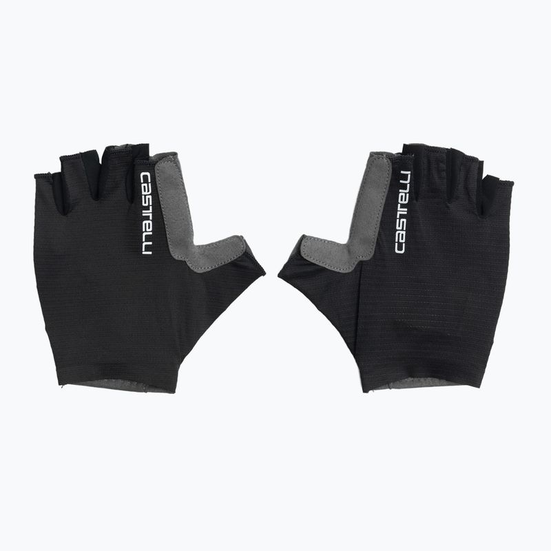 Rękawiczki rowerowe damskie Castelli Espresso light black 2