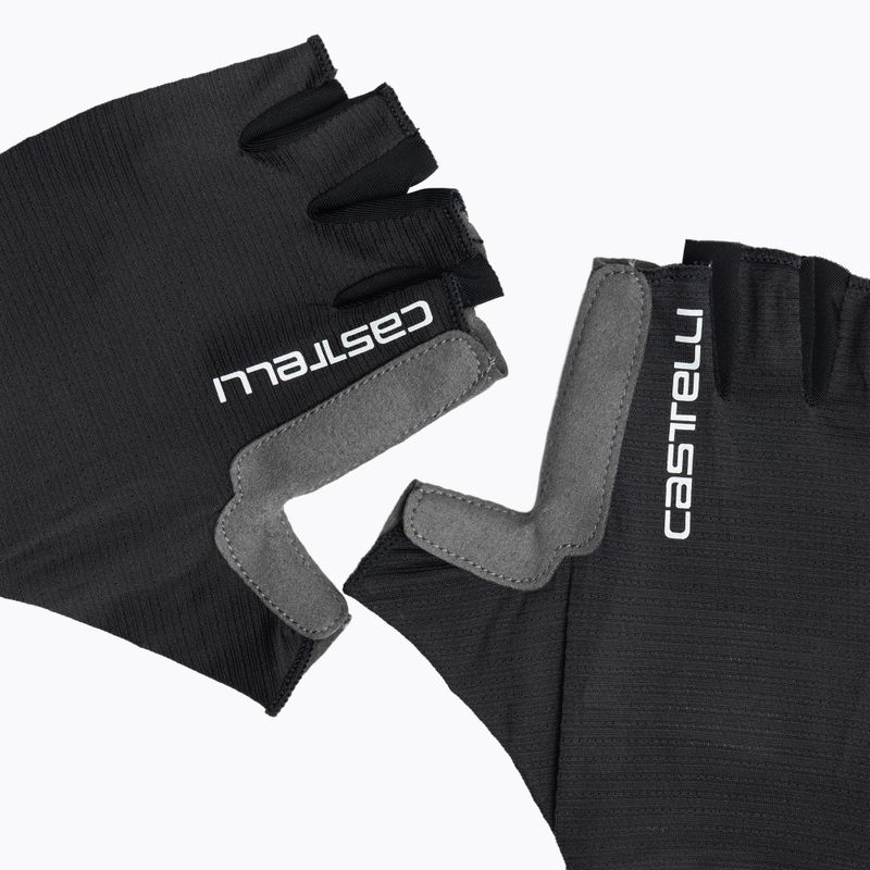 Rękawiczki rowerowe damskie Castelli Espresso light black 4