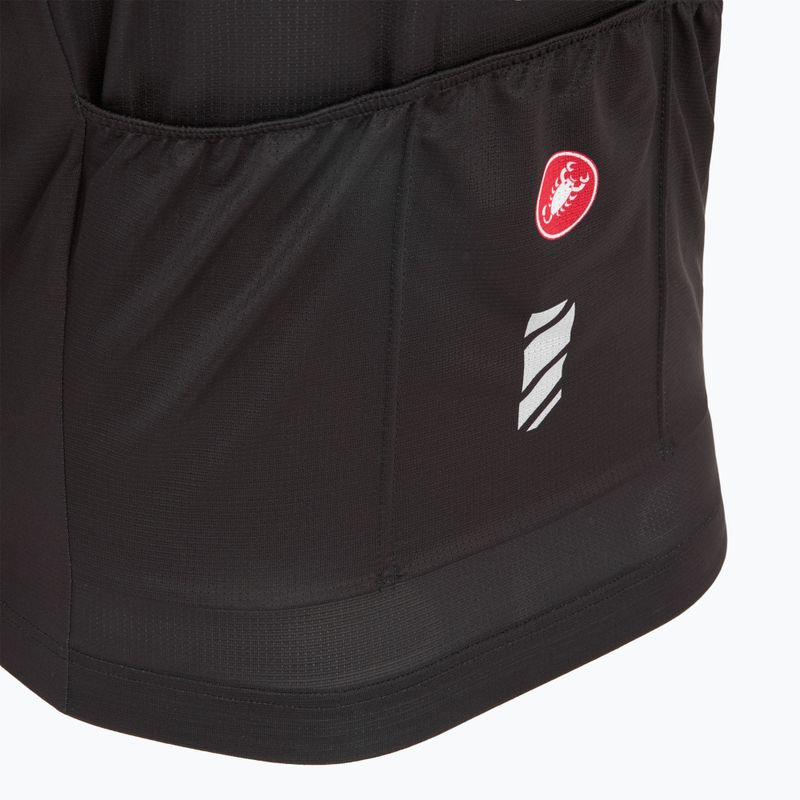 Koszulka rowerowa męska Castelli Unlimited Entrata 3 light black 5