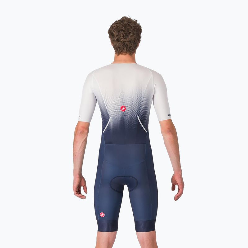 Kombinezon rowerowy męski Castelli Core Tri belgian blue/white 3