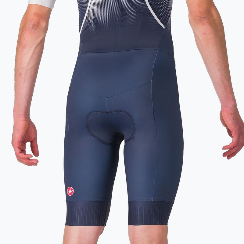 Kombinezon rowerowy męski Castelli Core Tri belgian blue/white 5