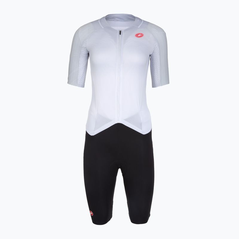 Kombinezon rowerowy damski Castelli Free Sanremo 3 SS W white/black